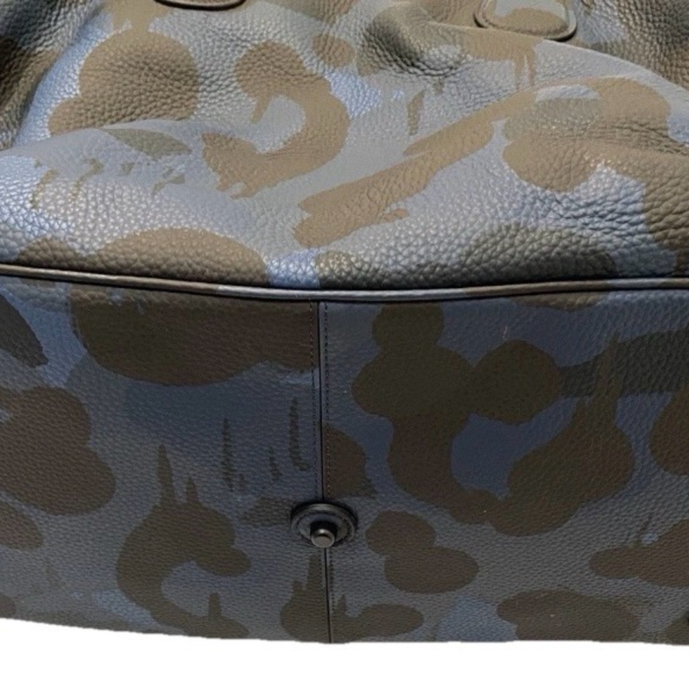 COACH Explorer CAMO Print LEATHER DUFFLE BAG - Picture 11 of 16